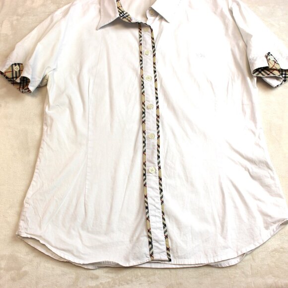 Burberry London Button Front Shirt Kids Youth (2XL) - Picture 6 of 8